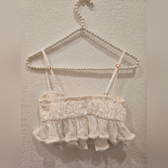 Popflex Wildest Dreams Bralette  Cream Size S - Picture 5 of 8